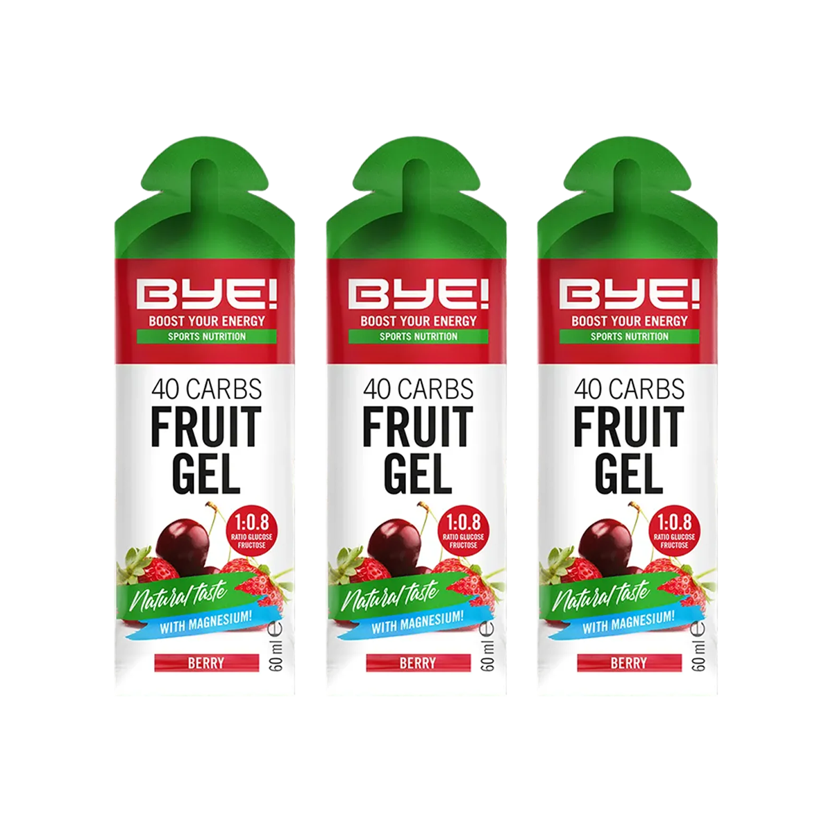 BYE! | 40 Carbs Fruit Gel | 60 ml
