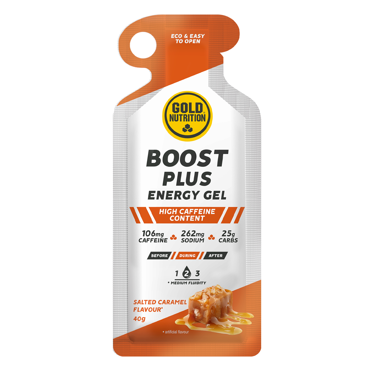 GoldNutrition | Boost Plus Energiegel | 16 x 40 Gramm