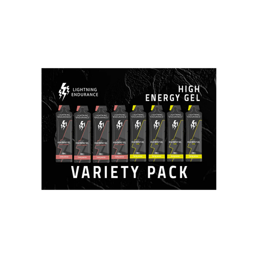 Lightning | High Energy Gel | Variety Pack | 12 x 60 ml (zonder cafeïne)