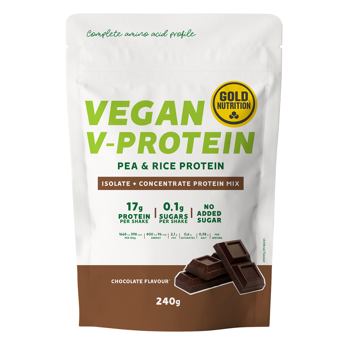 GoldNutrition | V-Protein | 240 Gramm