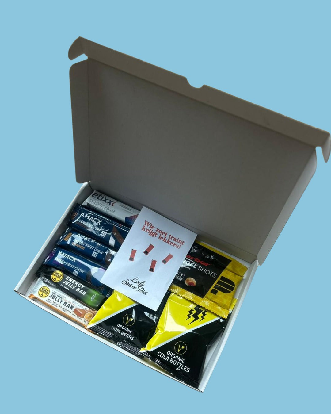 Sinterklaassnoeppakket “Sportsnoepjes met power”