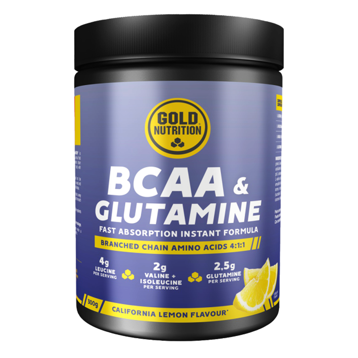 Nutrition d'Or | Poudre de BCAA et de glutamine | 300 grammes