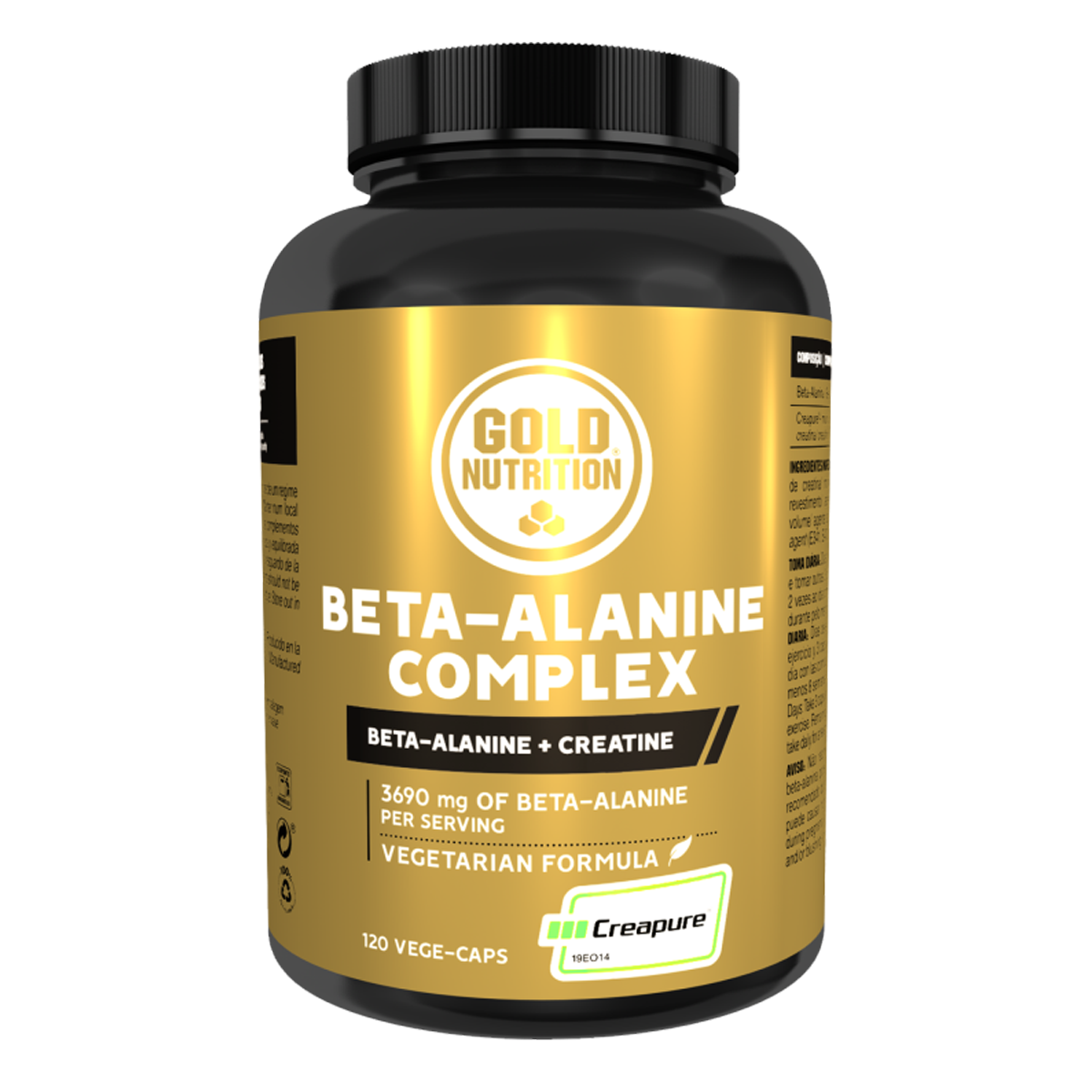 Nutrition d'Or | Complexe de bêta-alanine | 120 gélules végétales