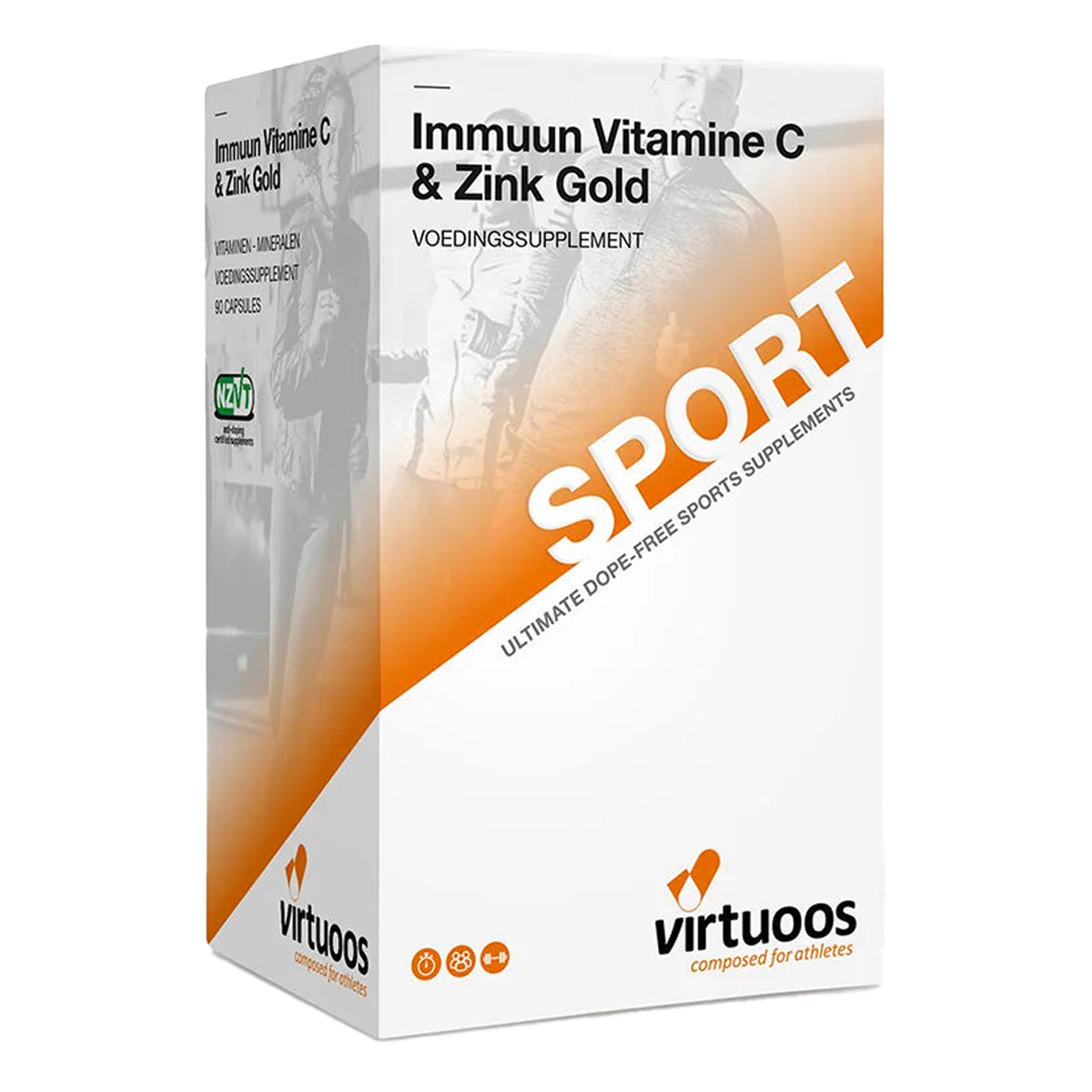 Virtuoos | Immuun Vitamine C & Zink Gold | 90 Caps