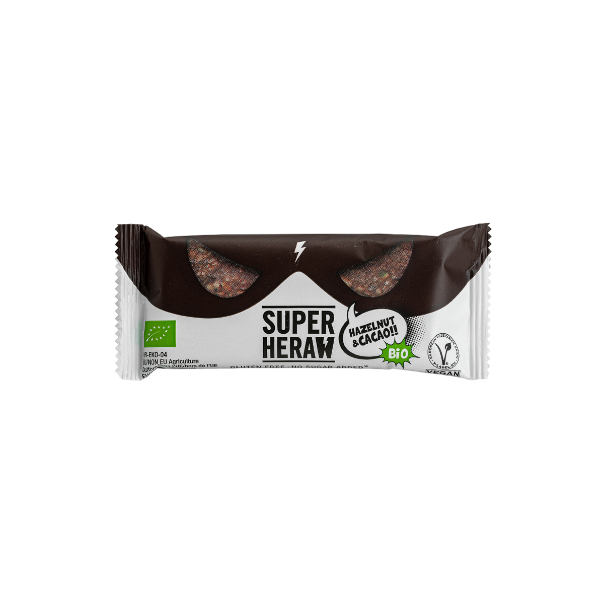 Superheraw | Organic Bar | Hazelnut & Cacao | 45 gram