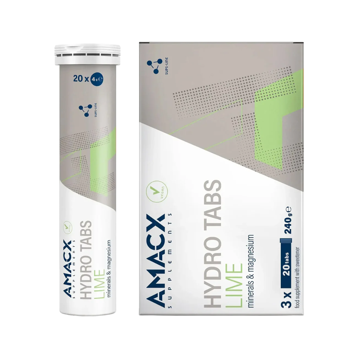 Amacx | Tablettes Hydro | 20 onglets 