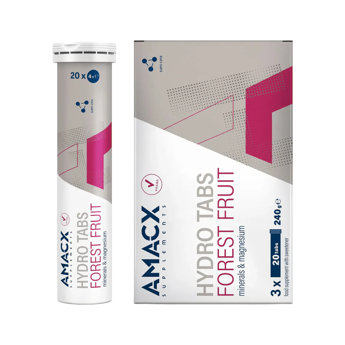 Amacx | Tablettes Hydro | 20 onglets 