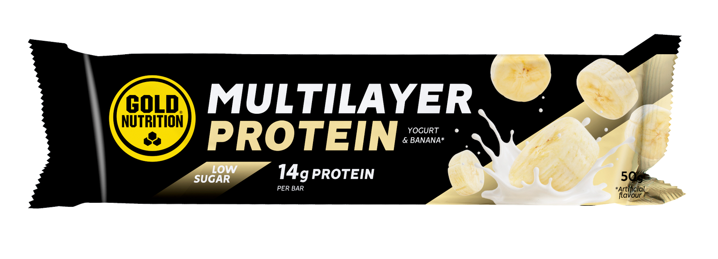 GoldNutrition | Multilayer Protein Bar | 10 x 60 g