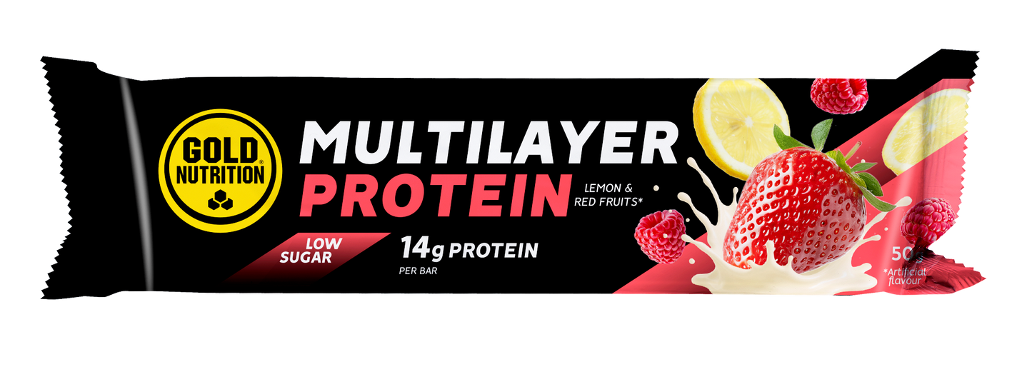 GoldNutrition | Multilayer Protein Bar | 10 x 60 g