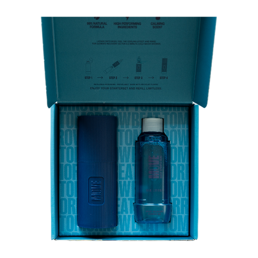 DÉPLACER | Gel douche de récupération sportive | Kit de démarrage | 150 ml 