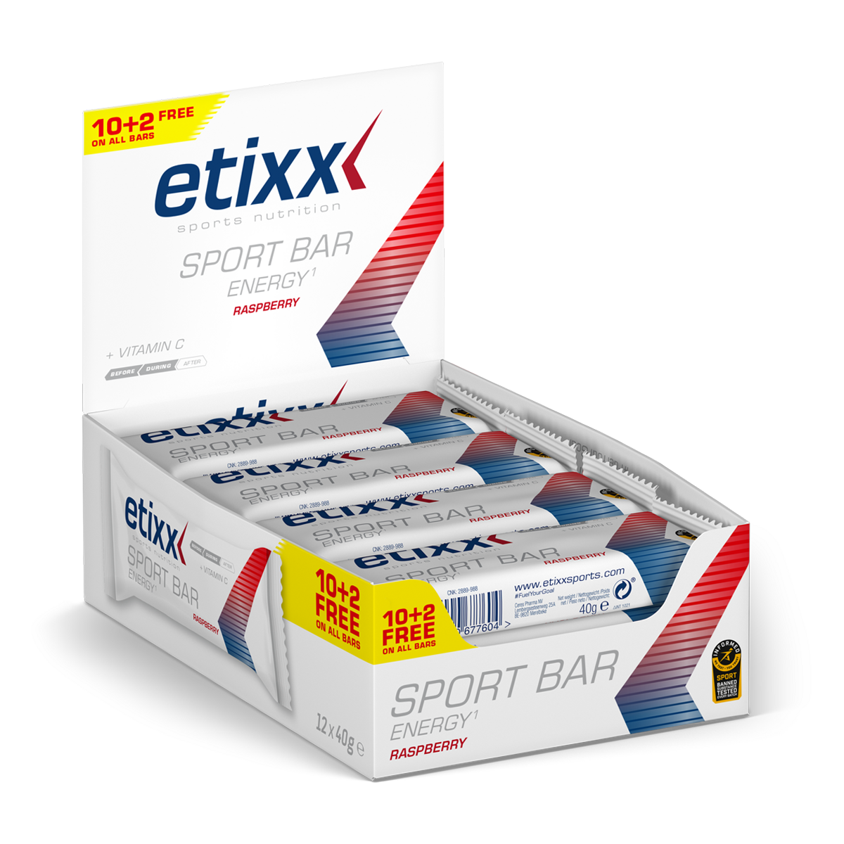 eTixx | Energy Sport Riegel | 40 Gramm 