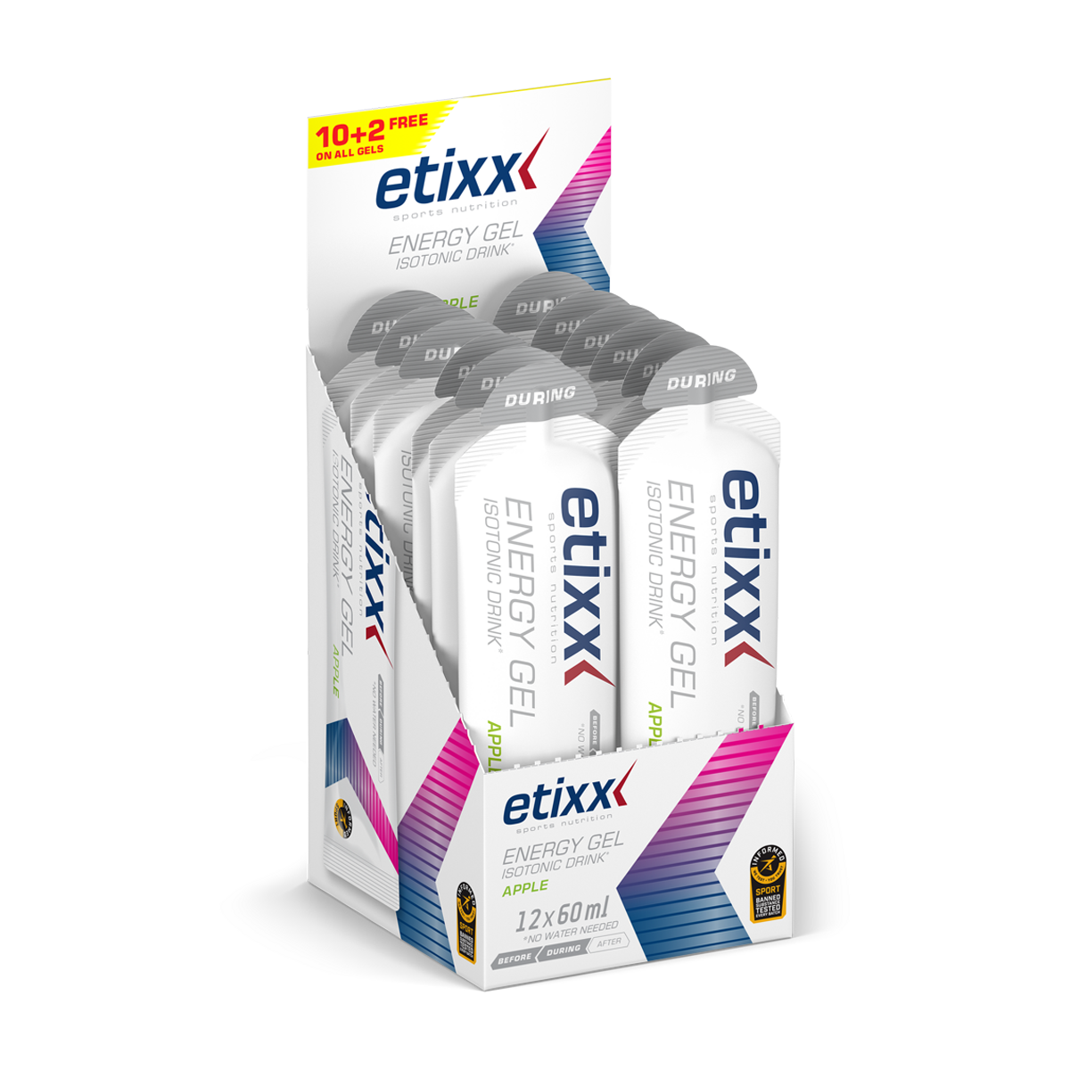 eTixx | Energie Gel | Isotonisches Getränk | 60 ml 