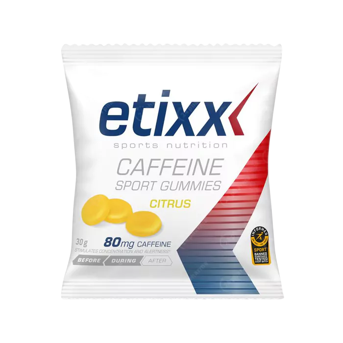 eTixx | Koffein-Sport-Gummibärchen | 30 Gramm