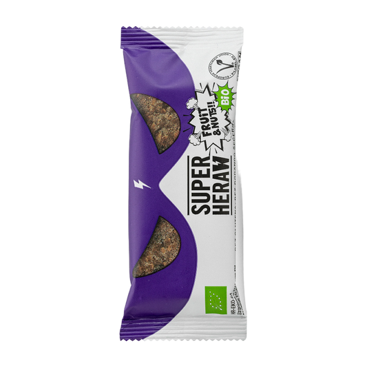 Superheraw | Barre Bio | Fruits et noix | 45 grammes 